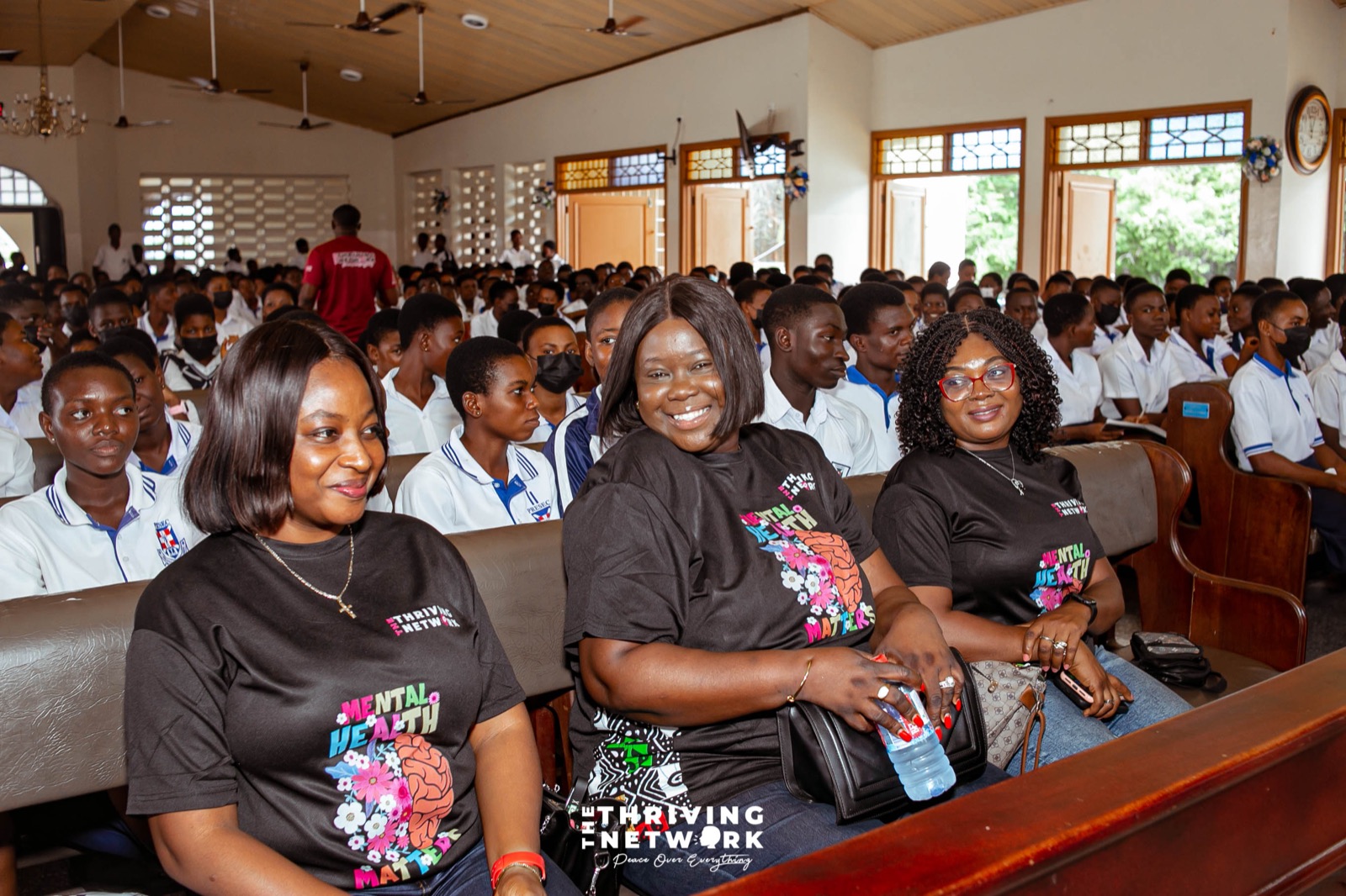 The TTNGH team at Presbyterian Senior High School, Tema